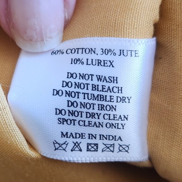 America & Beyond Life is Better with Champagne Seed Beaded Cotton & Jute Boho - Picture 9 of 13